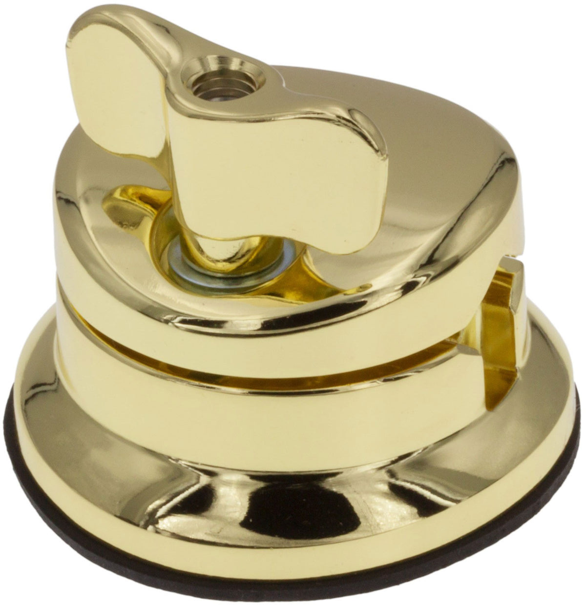 TB5BR - Supporto Deluxe rotondo per Tom / Tom a terra 50mm - Ottone (x1)