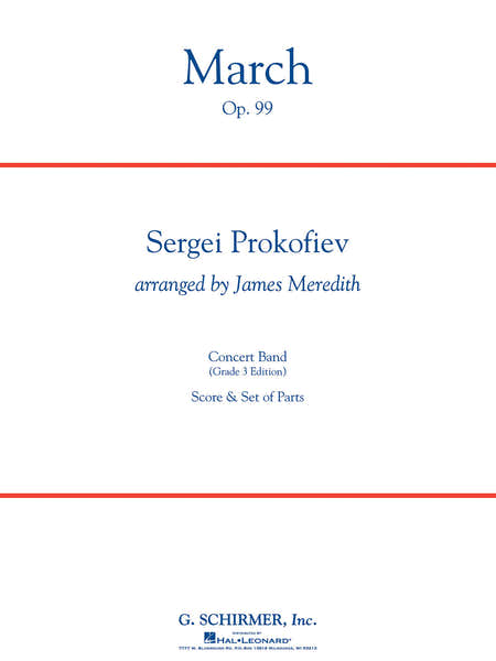 Prokofiev S. - March Op.99 - Score & Parts