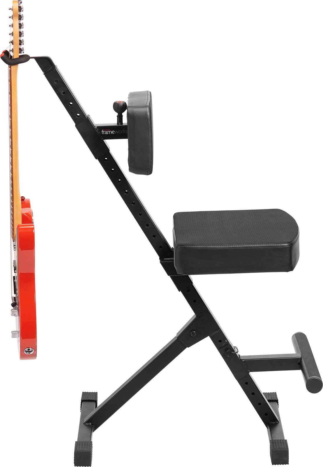 Sedile Deluxe Regolabile e Supporto per Chitarra