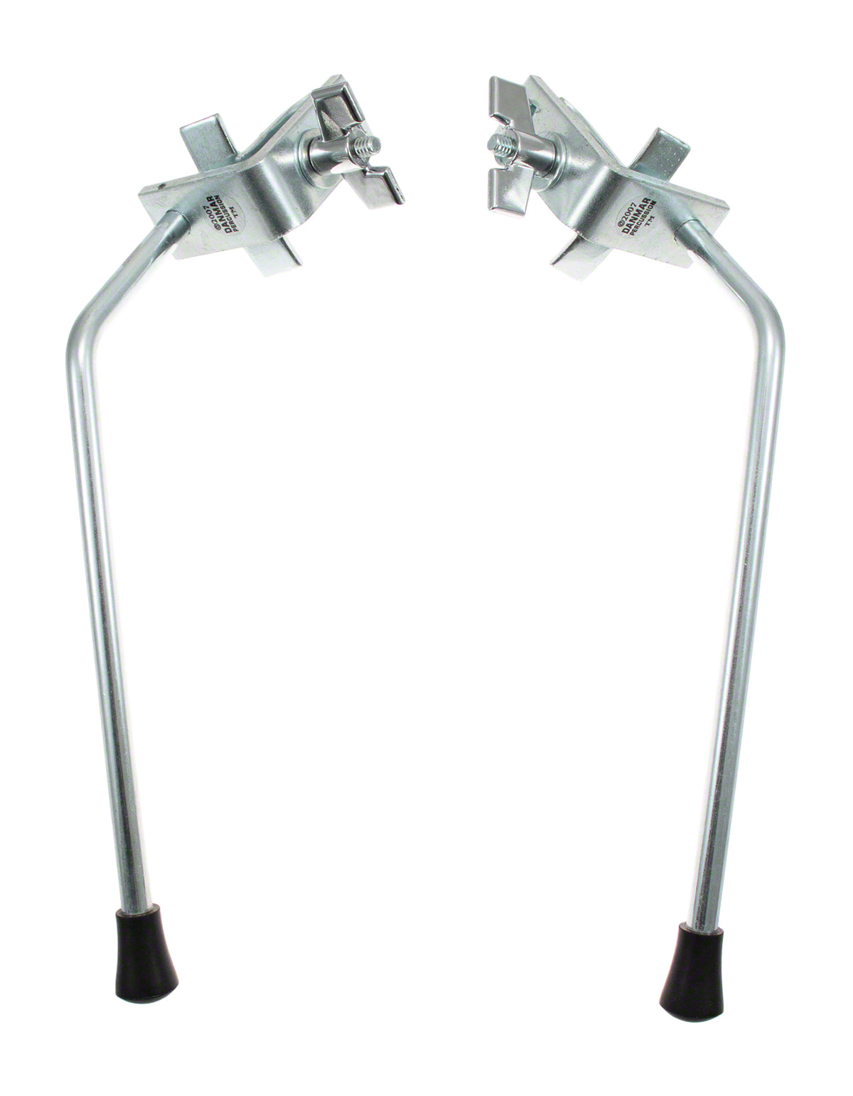 938 - "CLAMP ON RIM" BASS DRUM SPURS - VINTAGE STYLE
