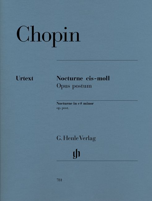 Chopin - Nocturne Ut Dièse Mineur Op. Post. - PIANOFORTE
