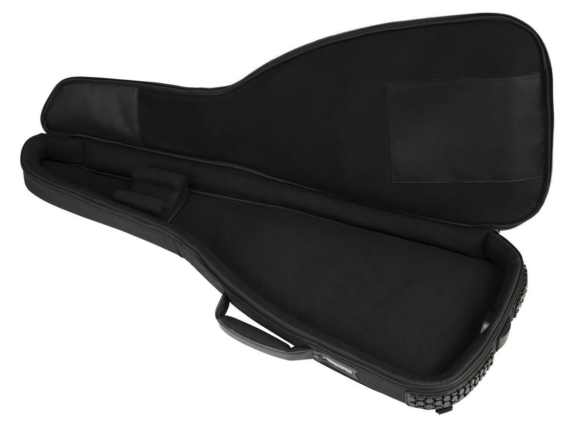 Custodia Per Chitarra Elettrica A Righe Nera E Grigia