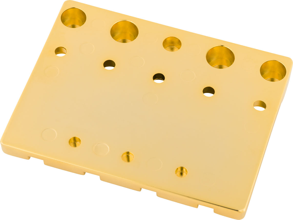 Fender Gruppo ponte per basso a 4 corde HiMass con sellette in ottone Oro