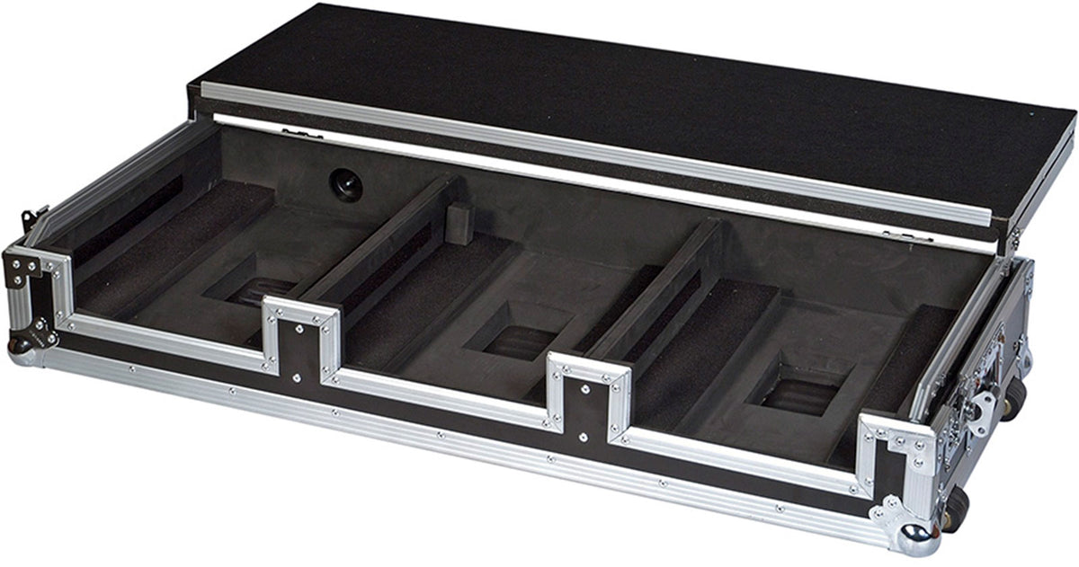 Flight Console DJ CDJ-2000NXS2 / DJM-900 LTS Argento