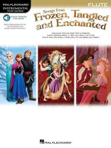SONGS FROM ?FROZEN? ?TANGLED? & ?ENCHANTED? - FLUTE + AUDIO-ONLINE