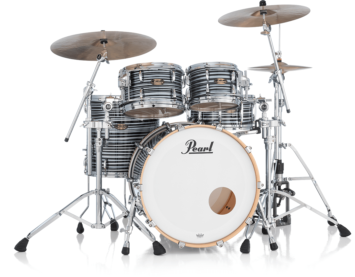 Masters Maple Gum Stage 22 GYROLOCK-l Oyster Swirl Nero