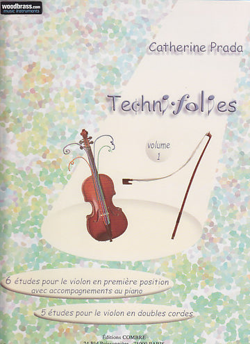 Prada - TECHNI-folies Vol.1 - Violino solo e violino e pianoforte