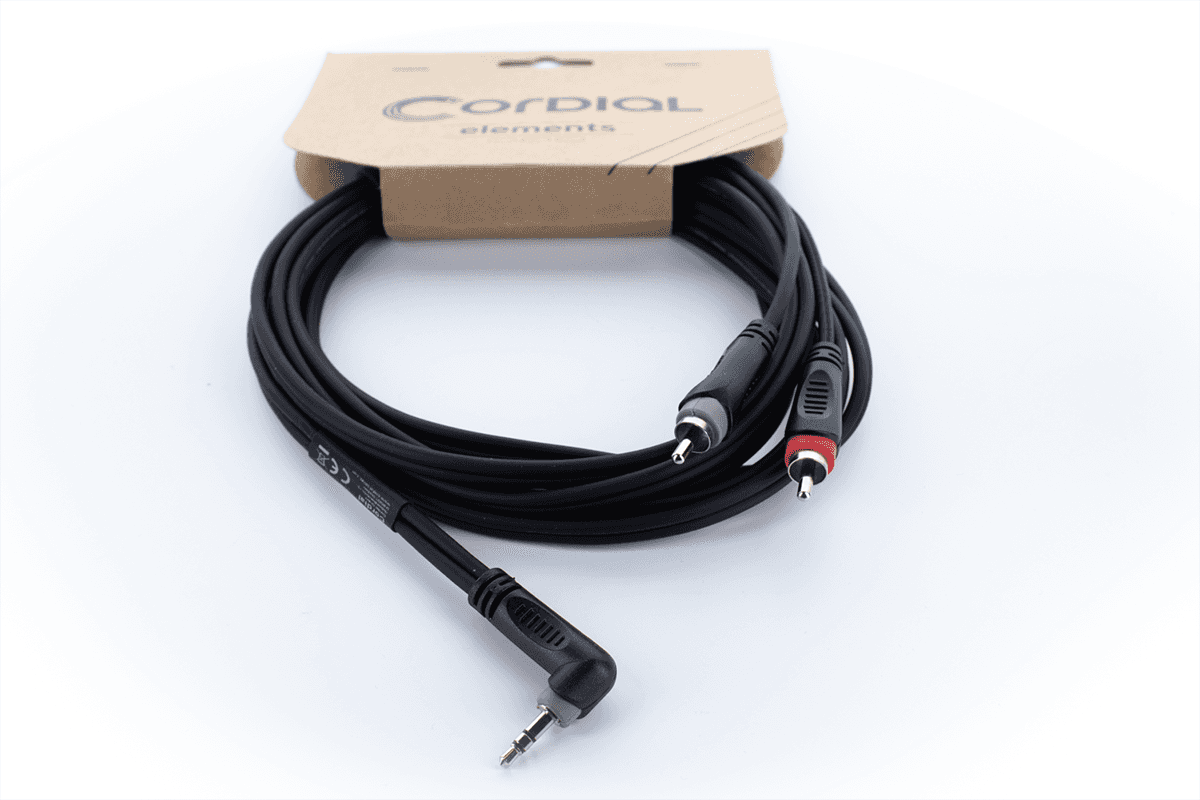 Cavo Y Mini-jack Stereo Angolato / 2 RCA 1 M