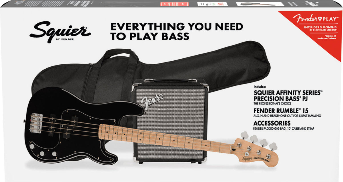 Precision Bass Affinity MN PJ Confezione Nero