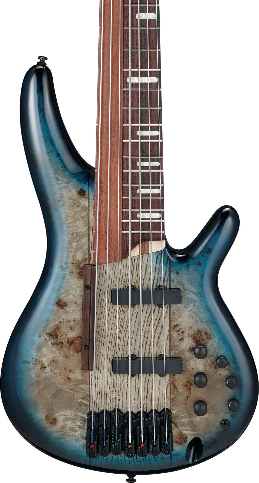 SRAS7-CBS Blu cosmico Starburst Bass Workshop