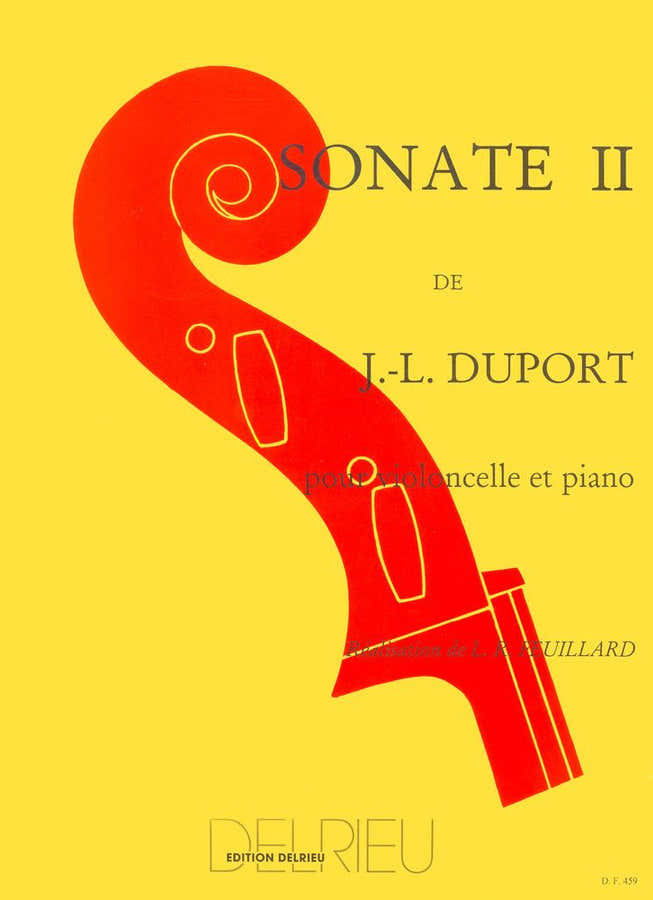 Duport Jean-Louis - Sonate N°2 - Violoncello Pianoforte