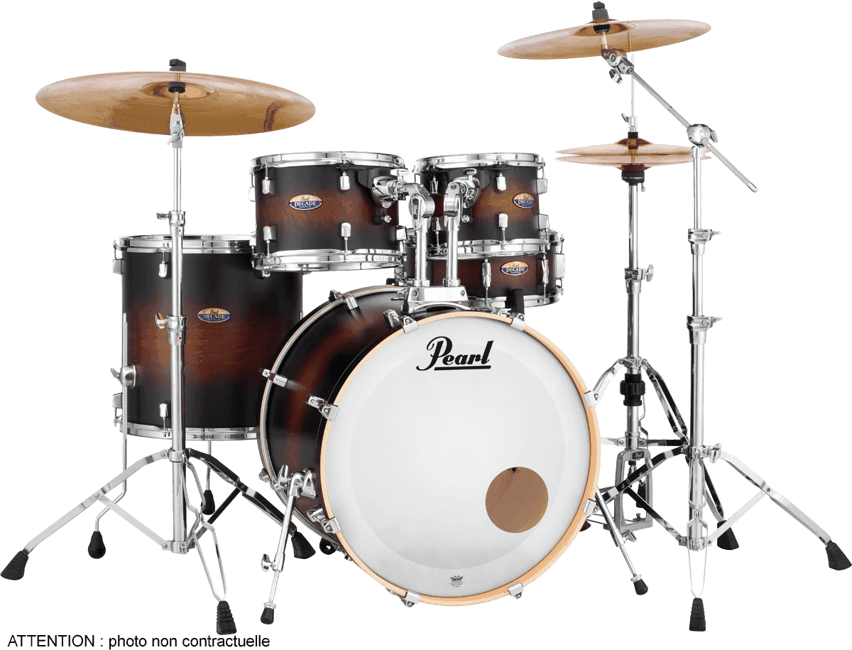 Pearl DECADE MAPLE FUSION 20 SATIN BROWN BURST