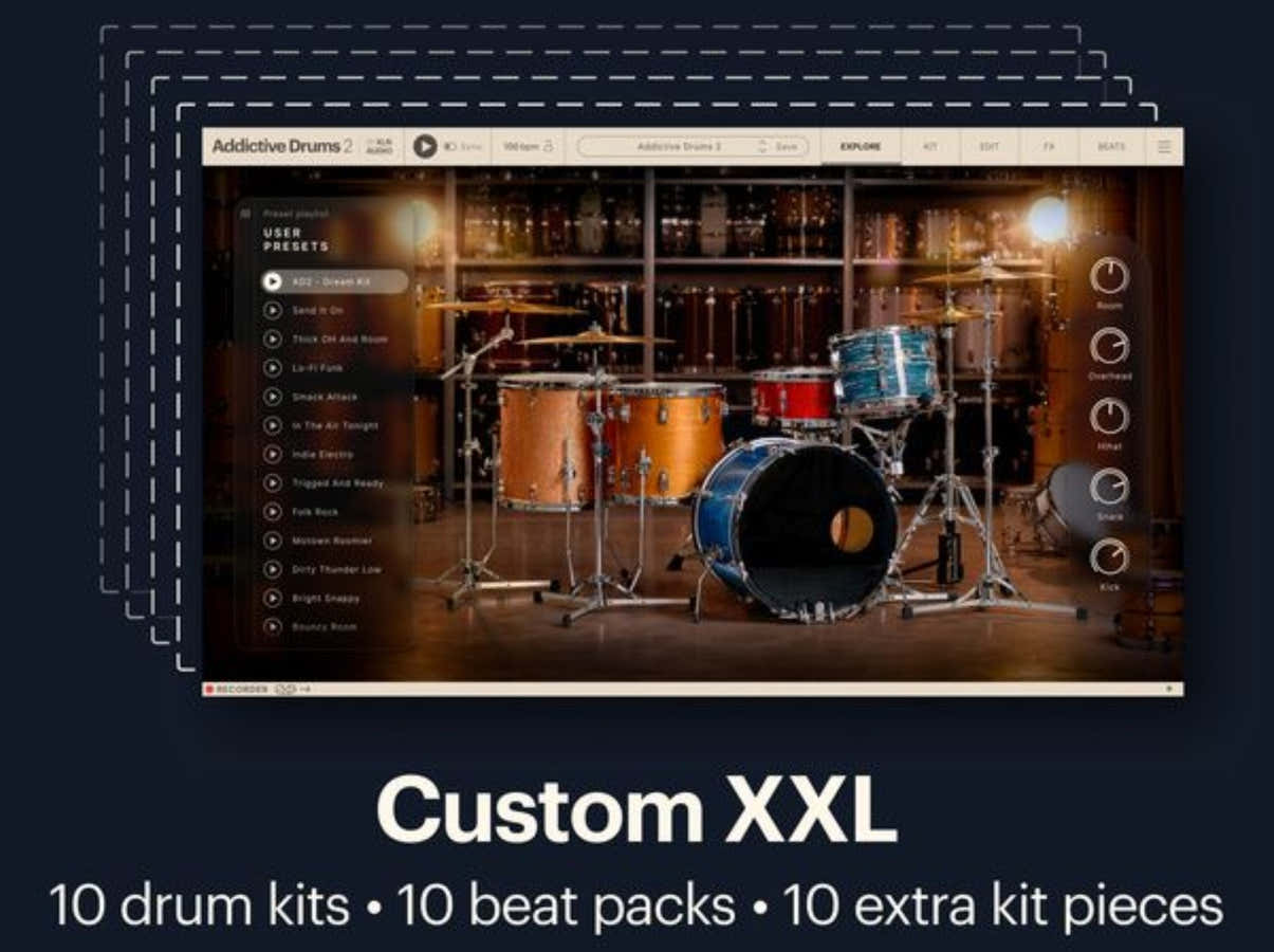 Addictive Drums 2 Collezione Custom XXL