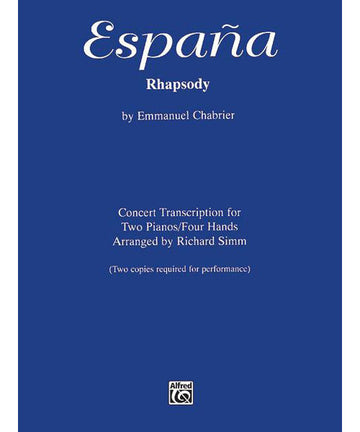 Chabrier Emmanuel - Espana Rhapsody