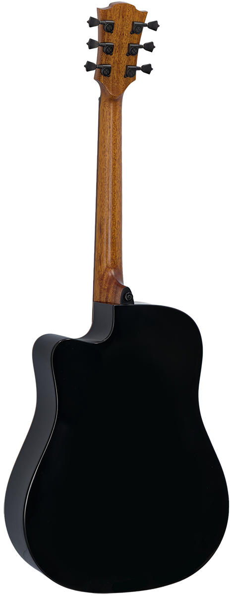 Tramontane T118DCE-BLK Dreadnought Cutaway Elettro Nera