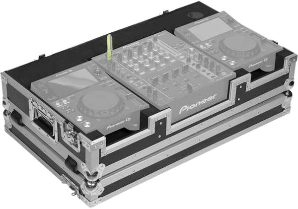 Walkasse Flight Consolle 10/12'' XDJ700 e DJM750 W Argento