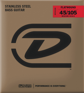 BASS STRINGS FLAT NETS SETS FLAT NETS MEDIUM SCALE 45-105