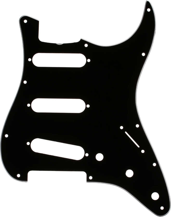Battipenna 60s Strat SSS Nero