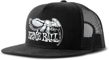 Black With White Eagle Logo Hat