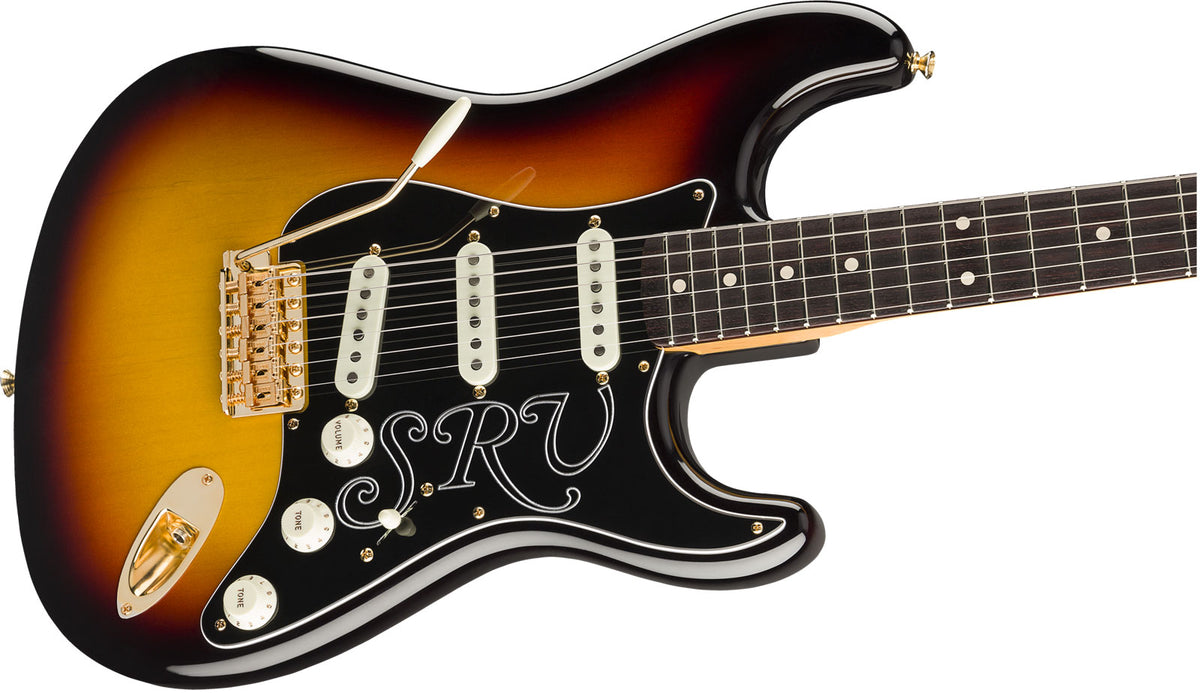 Stratocaster Stevie Ray Vaughan NOS con GH Sunburst a 3 colori Artista firmatario 2025