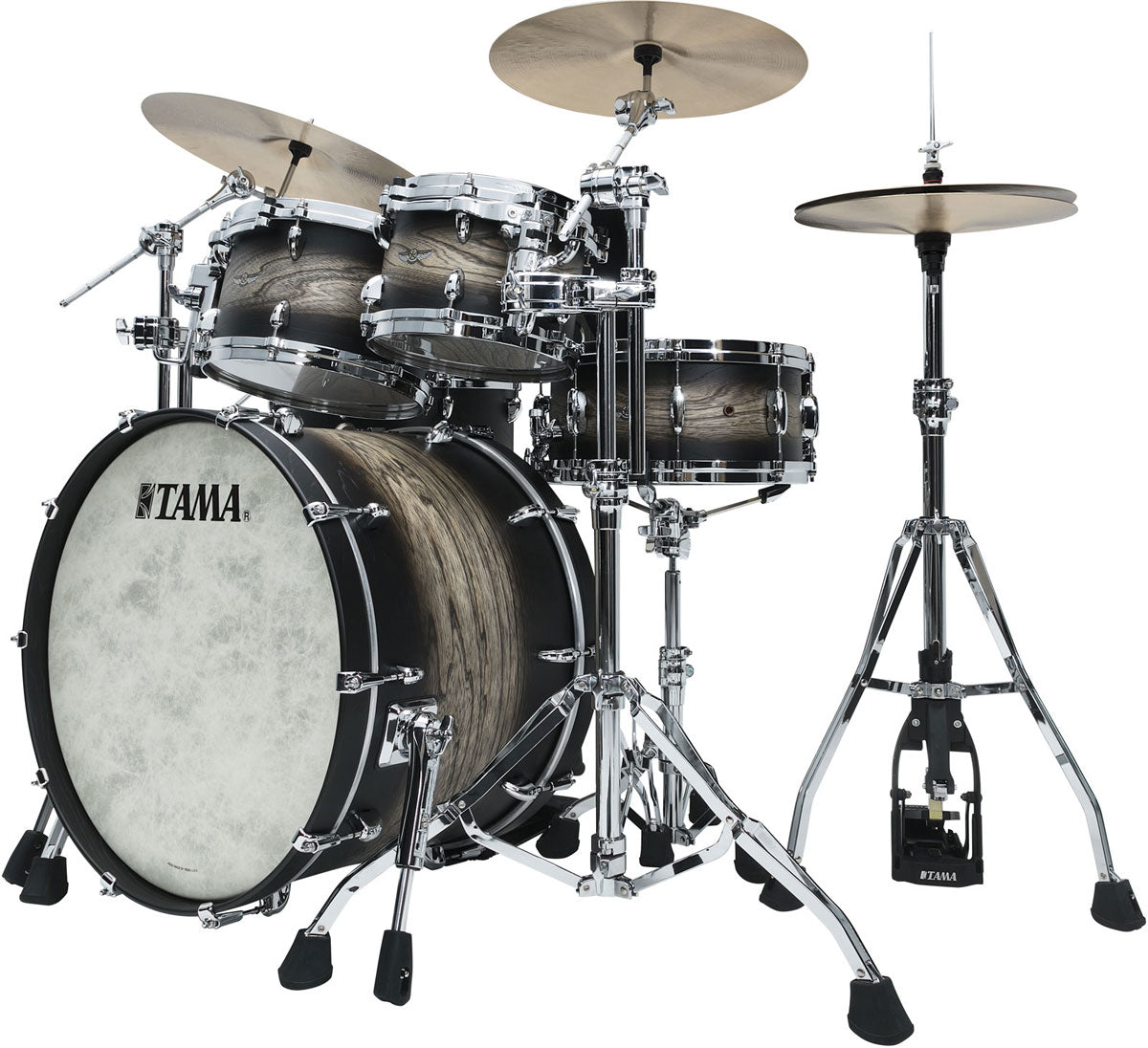 Star Walnut Stage 22 Nero satinato Sen giapponese Burst