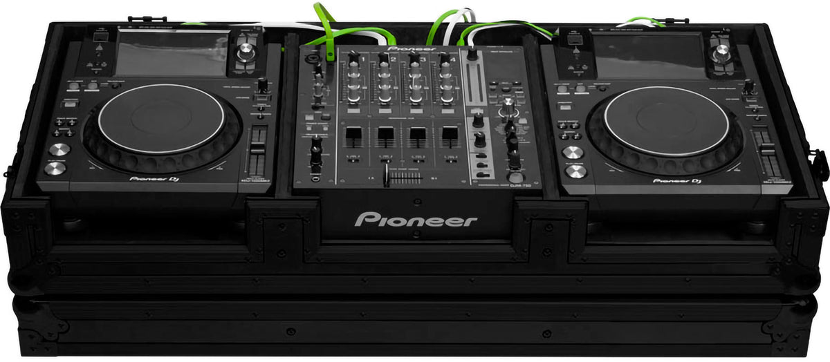 Flight Console DJ CDJ-2000NXS2 / DJM-750 Nero