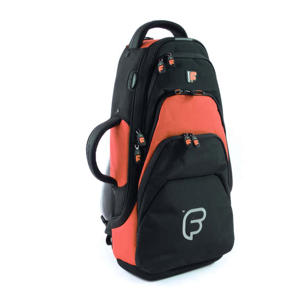 Fusion Bags Premium Black/Orange Trumpet Cover