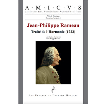 RAMEAU JEAN-PHILIPPE - TRAITE DE L'HARMONIE (1722)