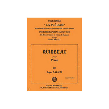 Calmel - Ruisseau - Piano