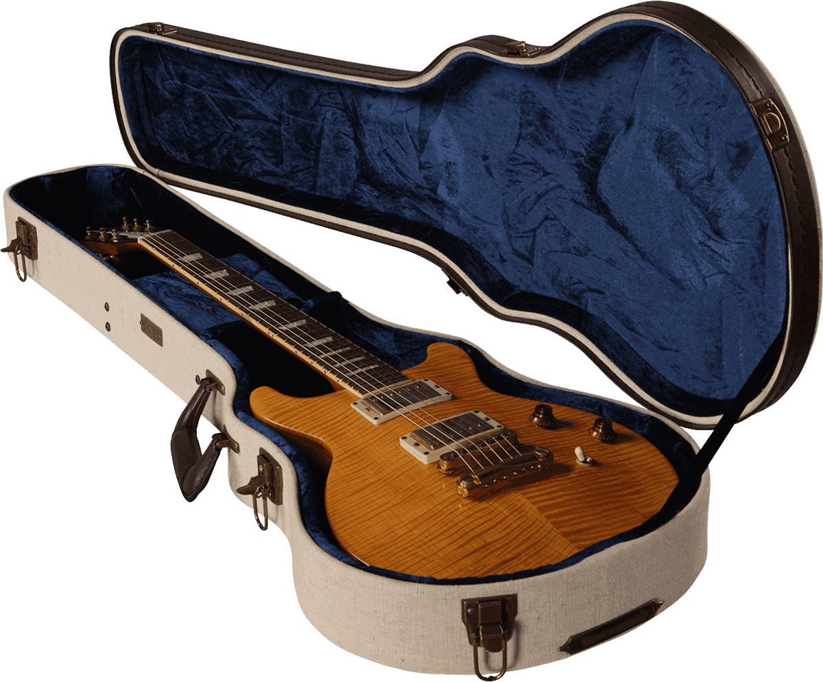 Custodia Les Paul Beige in Legno Deluxe - GW