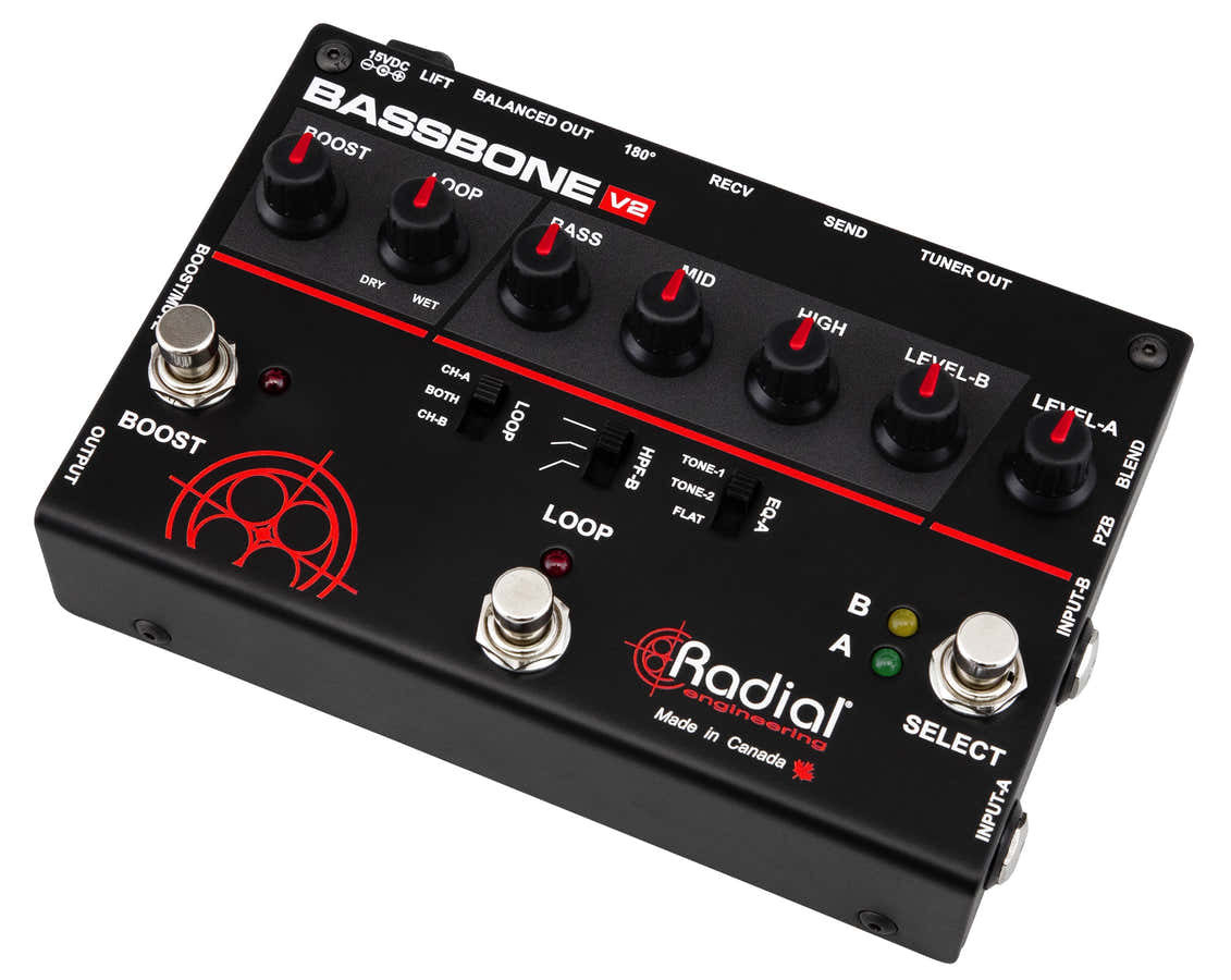 Preamplificatore per basso 2 Canali