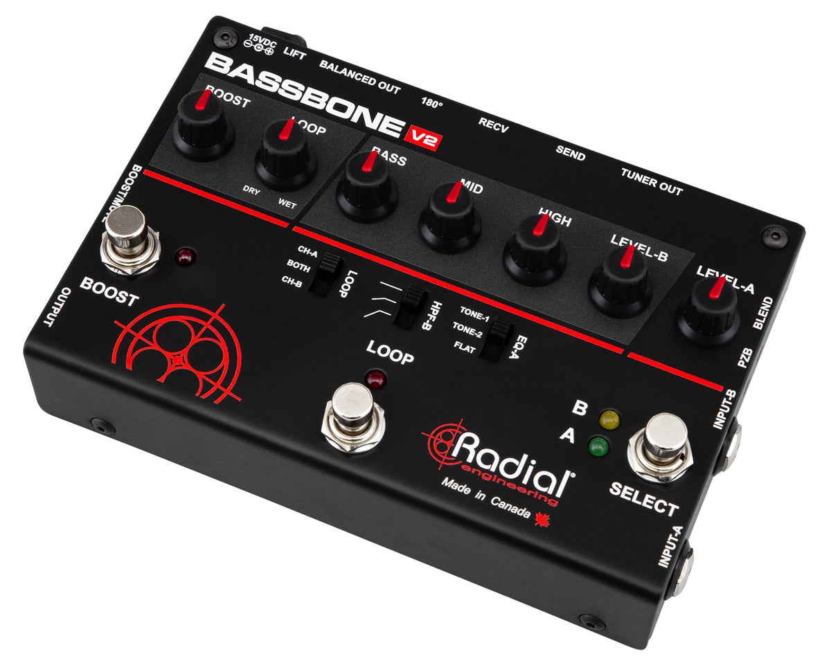 Preamplificatore per basso 2 Canali