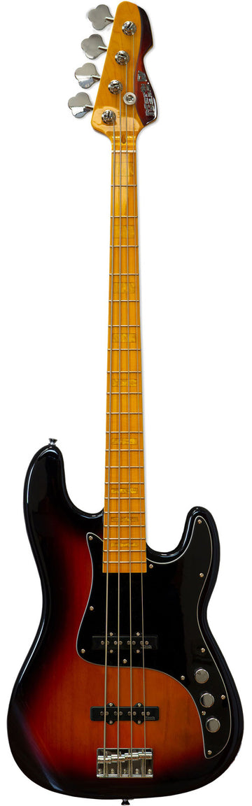 MB GV 4 Gloxy passivo CR MP MN 3-Tone Sunburst