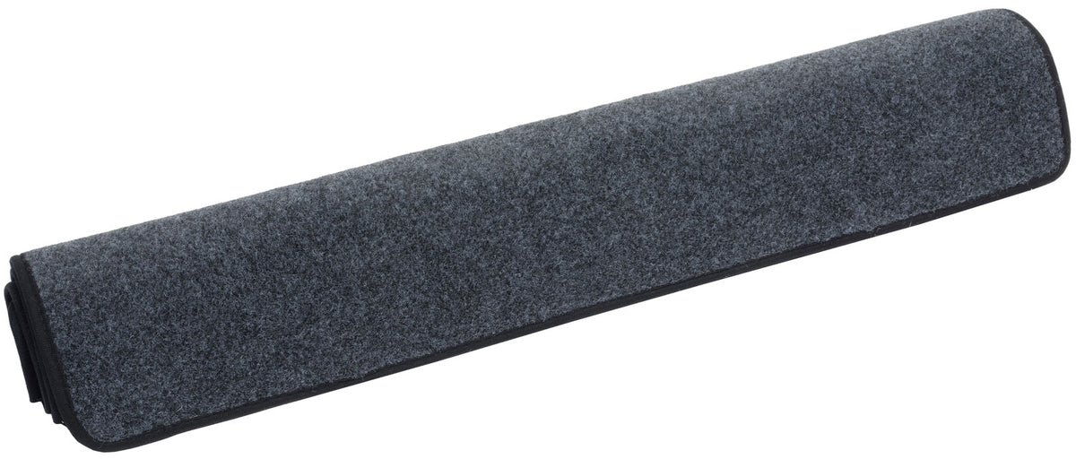 Tappeto per Batteria 130 x 100 cm Grigio Scuro