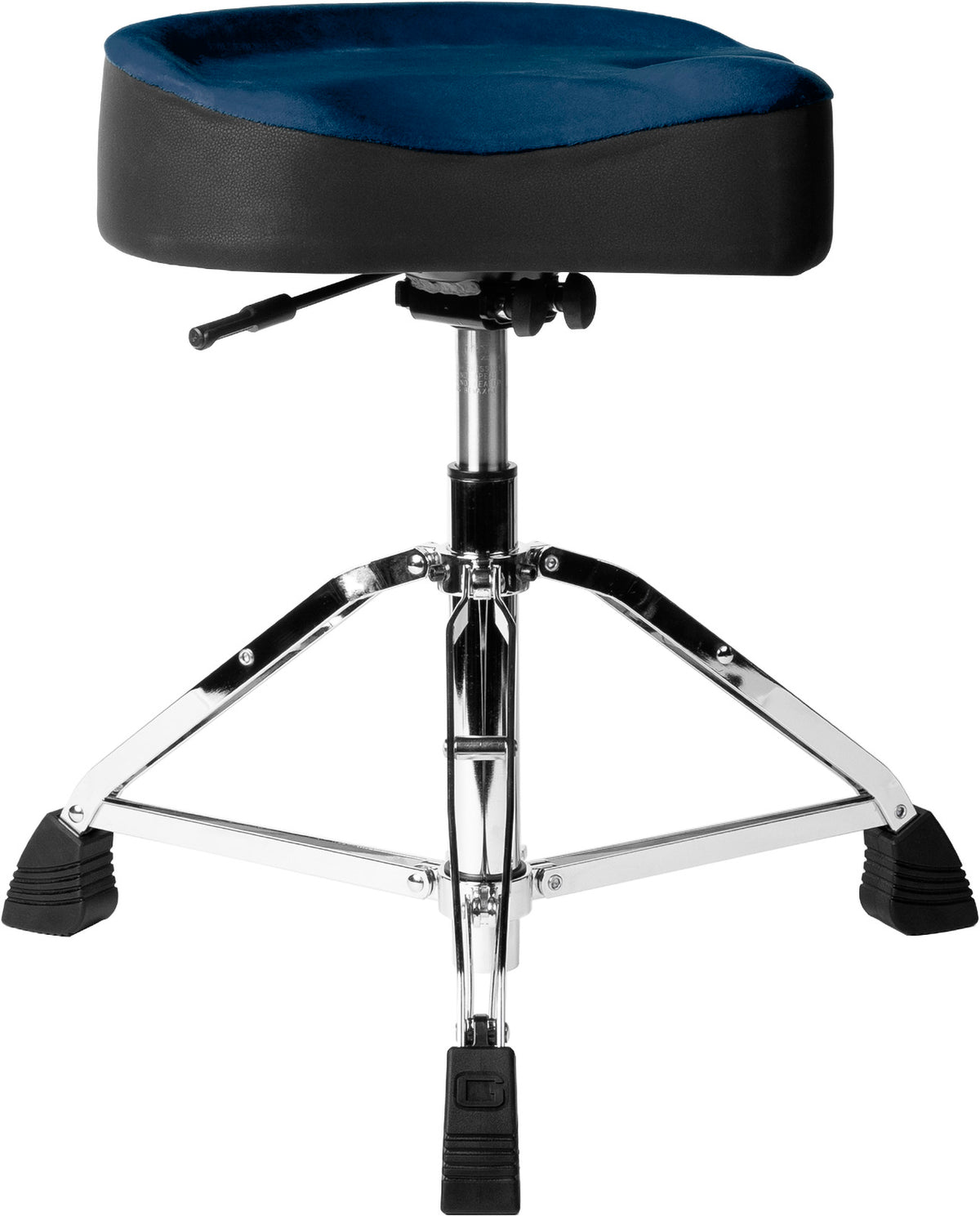 Sgabello Batteria regolazione pneumatica blu