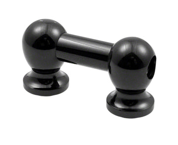 TL1S25-BK - BLOCCHETTO TUBO NERO - 25MM - SOLO (X1)