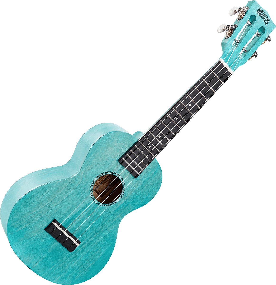 Ukulele Island Concert Blu acquamarina + Custodia