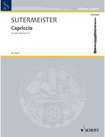 SUTERMEISTER HEINRICH - CAPRICCIO - CLARINET