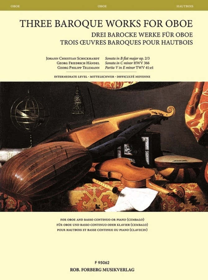 Tre opere barocche per oboe