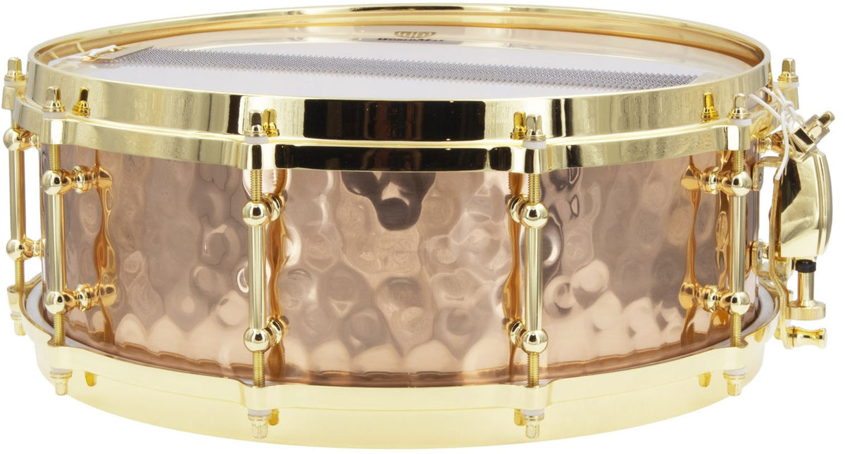 BZH-5014DHBR - Rullante 14" x 5" - Fusto in Bronzo Martellato - Cerchio Presso fuso