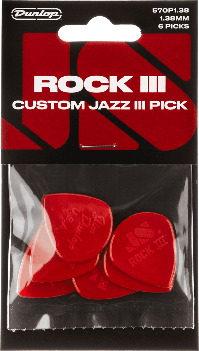 6 x 1,38mm Rock III Custom Jazz III