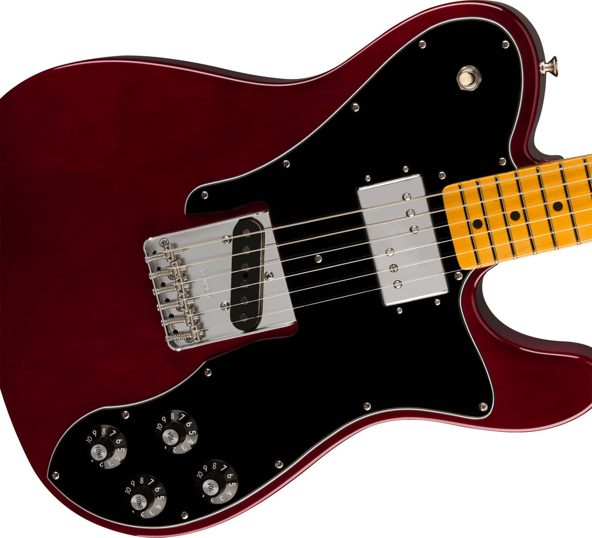 Telecaster 1977 Custom American Vintage II MN Rosso vino