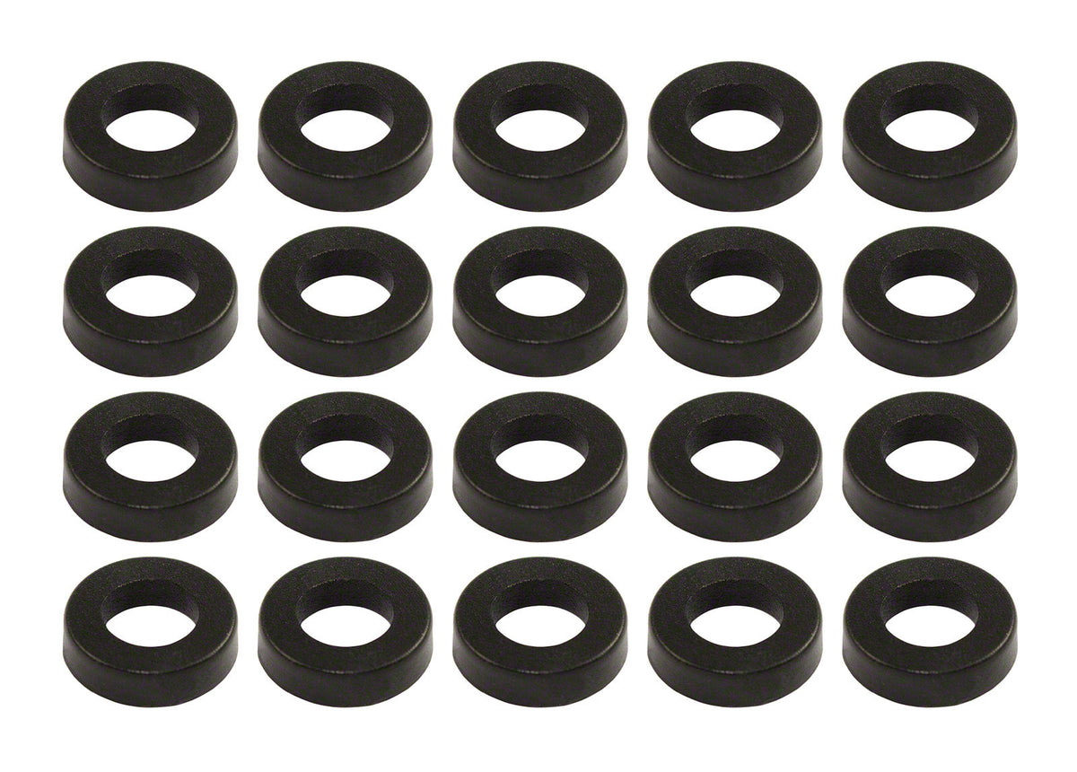 CB-B - RONDELLA NYLON PER VITE TIRANTE - NEGRA (X20)