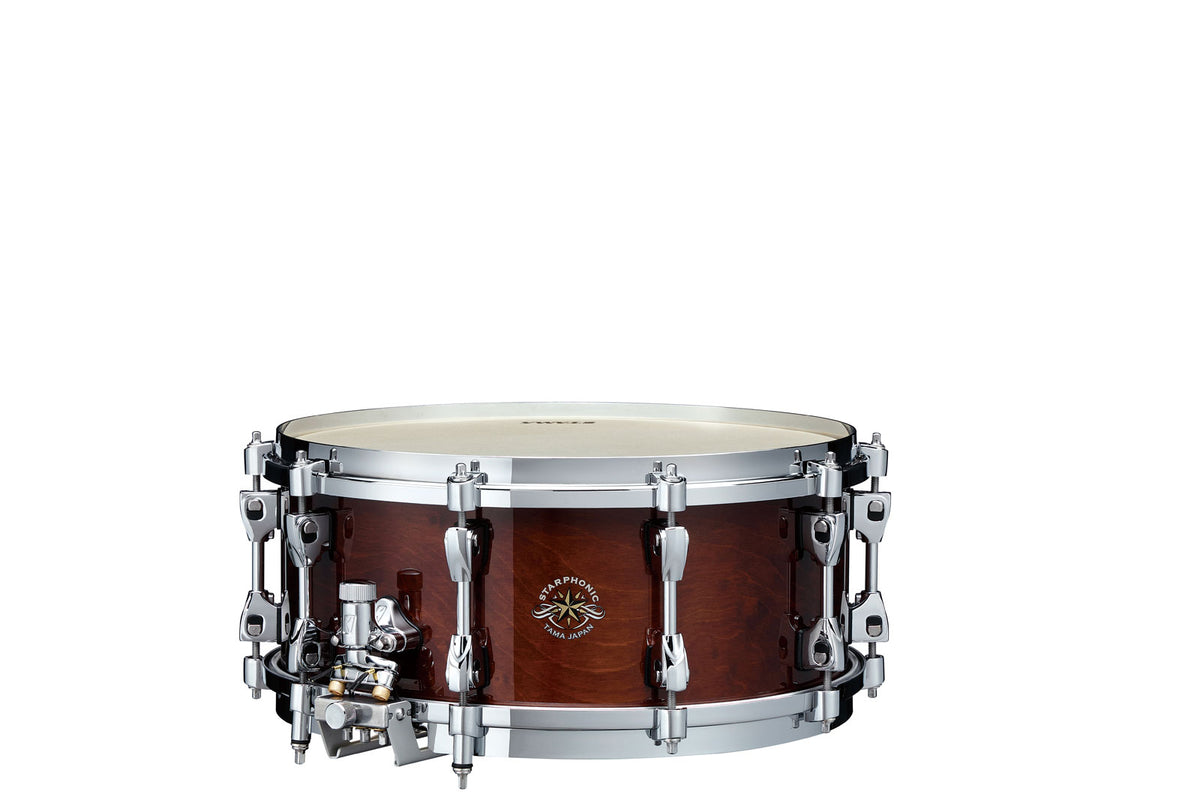 Tama STARPHONIC 6"X14" CONCERT W/MULTI SNARE FRAME GLOSS MOCHA BROWN