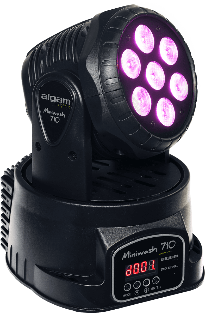 MINI WASH 710 - LYRE WASH LED 7 x 10W RGBW