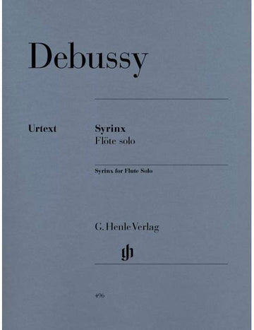 Debussy - Syrinx - La Flûte De Pan - Pour Flûte Seule - Flauto