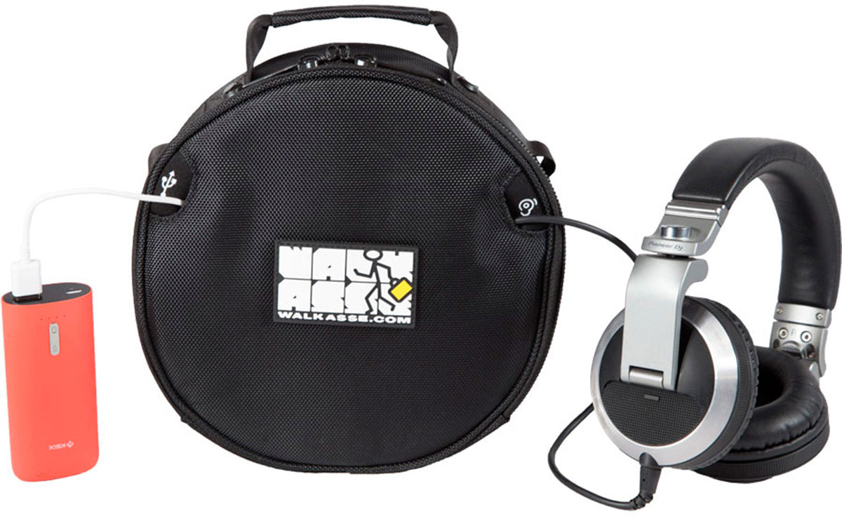 Borsa nera per cuffie