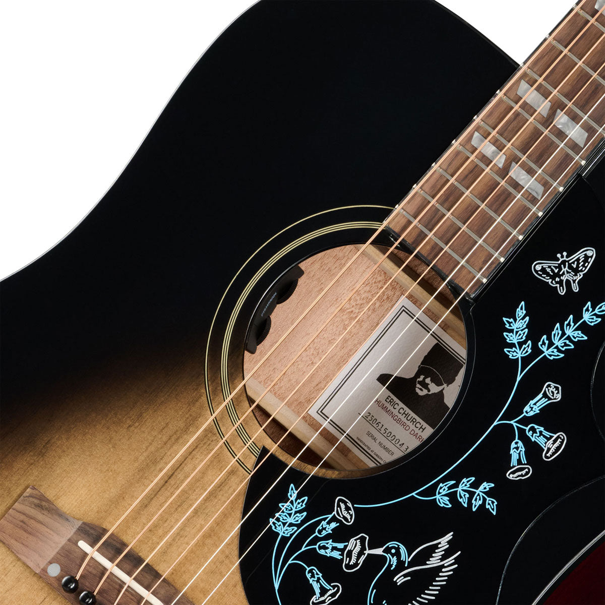 Hummingbird Signature Eric Church Cobra Burst Scuro IBG