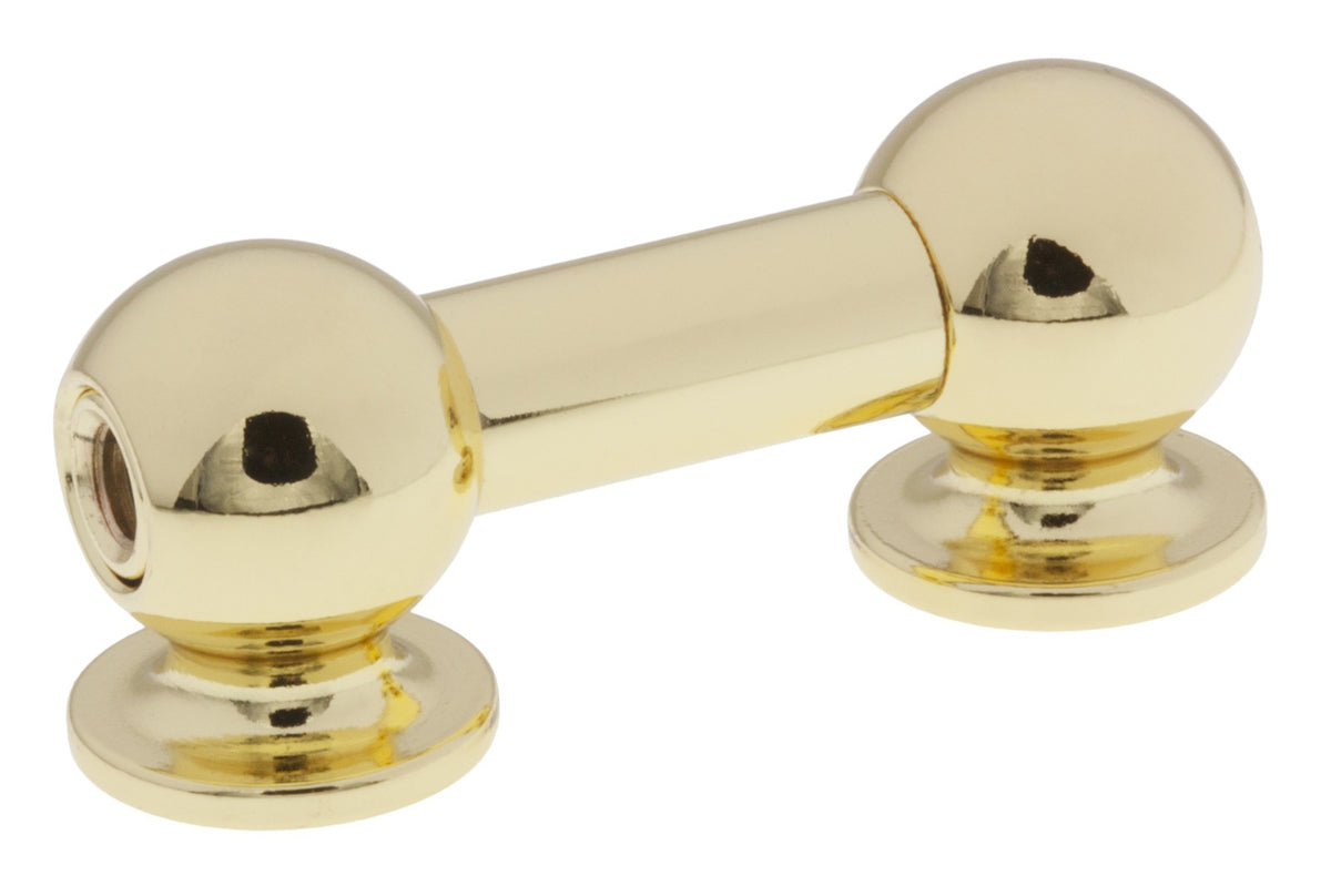 TL13D38-BR Blocchetto Tubolare 38mm Ottone A Doppio Tirante X1