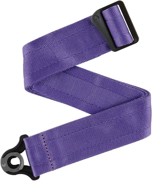 Tracolla per chitarra con blocco automatico, viola scuro